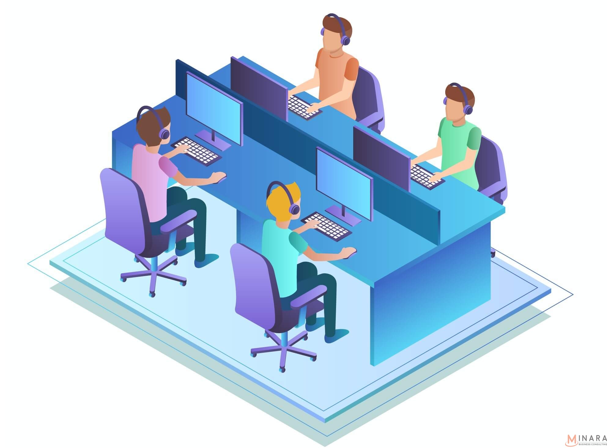 So sánh hệ thống tổng đài Call Center với Contact Center