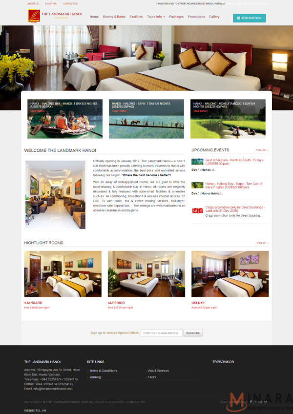 4 tiêu chí đánh giá website khách sạn có đẹp hay không
